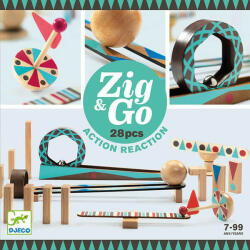 DJECO Építőjáték - Sokasodó, 28 db - Zig & Go (DJ05640)