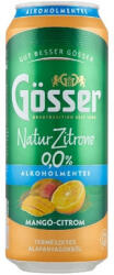 Gösser NaturZitrone Mangó-Citrom 0.0% 0.5l