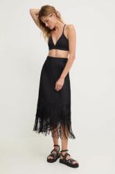 Answear. LAB Answear Lab szoknya fekete, midi, ceruza fazonú - fekete S/M - answear - 15 990 Ft