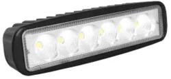 AUTO065 LED fényhíd, 3Wx6LED IP67 6500k 18W 15, 5cm (1db) (AUTO065)