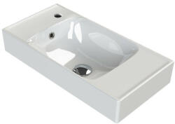 CeraStyle SHARP porcelán mosdókagyló 60 cm - 60 x 30 cm - BAL CSAPLYUKAS (WB012H52L003)