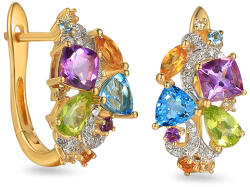 Heratis Forever Fülbevaló drágakövekkel 2, 13 karátos Dubai, 14K IZBR619N