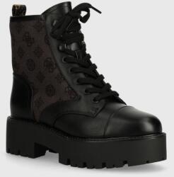 Guess bokacsizma VAINA2 fekete, női, lapos talpú, FLTSL2 FAL10 - fekete Női 40