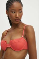 Answear. LAB bikini felső piros, enyhén merevített kosaras - piros S - answear - 10 990 Ft