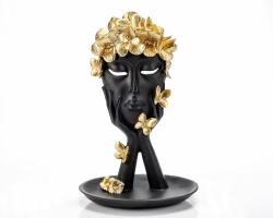 Ella Home Statueta "Crown Black" din rasina ComfortTravel Luggage (1932)