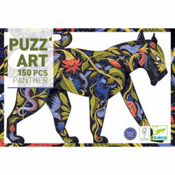 DJECO Művész puzzle - Fekete párduc - Panther (150 db) (DJ07659)