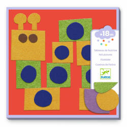 DJECO Kollázs műhely - Puha képek filcmatricákkal - Soft creations (DJ00085)