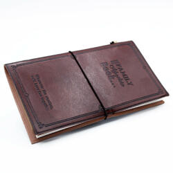 Ancient Wisdom Bőrkötésű kézműves notesz - OUR FAMILY ADVENTURE BOOK - 22x12x1, 5 cm (MSJ-14)