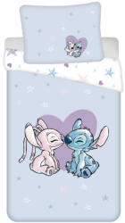 Jerry Fabrics Disney Lilo és Stitch, A csillagkutya Heart ágyneműhuzat 140×200cm, 70×90 cm (JFK036396)