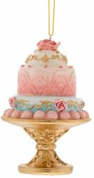 Kreatív Karácsonyfadísz torta virágokkal