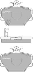 MOTAQUIP set placute frana, frana disc MOTAQUIP LVXL691 (LVXL691)