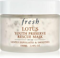 fresh Lotus Youth Preserve Rescue Mask hámlasztó maszk öregedés ellen 100 ml