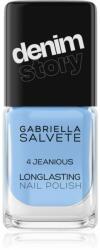 Gabriella Salvete Denim Story hosszantartó körömlakk árnyalat 04 Jeanious 11 ml
