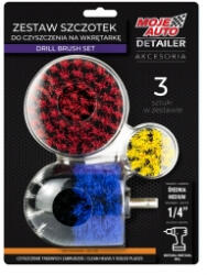 MOJE AUTO Set 3 perii pentru detailing interior Moje Auto Detailer (19-628) - autobob