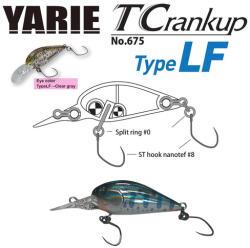 Yarie Jespa YARIE 675 T-CRANKUP TYPE LF 3.5mm 2.6gr D6 OB Yamame (RF3612)