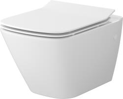 Mito Mesto Square vas wc cu capac soft-close agăţat da alb lucios S701-792 (S701792)