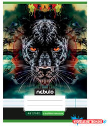 Füzet, A5, 4. osztályos vonalas, 21-32, Cuki minták, II. , 16 db/csomag Nebulo (55817)