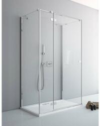Radaway Cabina dus dreptunghiulara cu usa batanta si 2 pereti Radaway Fuenta Chrome KDJ+S 120x100x100 cm (1384024-01-01L/1384052-01-01/1384052-01-01)