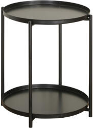 Intenso oldalsó asztal két szintes / éjjeliszekrény - Ø42 x 52 cm - miniwebshop