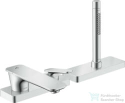 Hansgrohe AXOR CITTERIO C 3 üléses kádtöltő csaptelep zuhanyszettel, alaptest nélkül, króm 49430000 (49430000)
