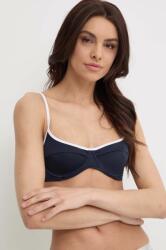 Tommy Hilfiger bikini felső sötétkék, puha kosaras, UW0UW05241 - sötétkék 75A - answear - 14 990 Ft