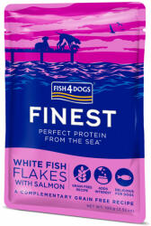 Fish4Dogs Zseb kutyáknak Finest darabok fehér halból lazaccal 100 g