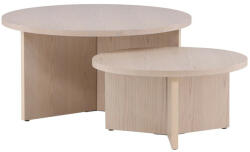  Dohányzóasztal szett Dallas 4475 (Világos fa)