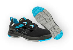Albatros Forge air black/blue low S1 ESD FO SR munkavédelmi szandál (ALB-648060-44) - halaszruha