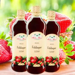 Méhes-Mézes földieper szörp - 500ml
