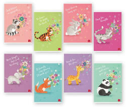 Pigna Füzet Pigna Cutesie A/4 tűzött 50 lapos kockás (02330605M) - papir-bolt