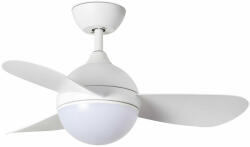 Faro Barcelona Hvar S fehér LED mennyezeti csillár ventilátor (FAR-34300WP) LED IP20 (34300WP)
