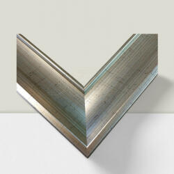 Keretshop 4, 7 cm Húzott ezüst-pezsgő 18*24 cm (KS976009)