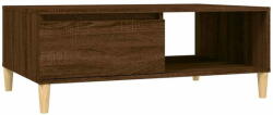 vidaXL barna tölgyszínű szerelt fa dohányzóasztal 90 x 60 x 35 cm 813172