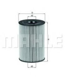 MAHLE Filtru ulei MAHLE ORIGINAL OX 353 7D (OX 353/7D)