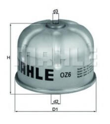 MAHLE Filtru ulei MAHLE ORIGINAL OZ 6D (OZ 6D)