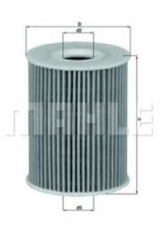 MAHLE Filtru ulei MAHLE ORIGINAL OX 355 3D (OX 355/3D)
