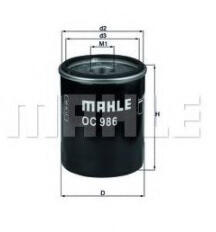 MAHLE Filtru ulei MAHLE ORIGINAL OC 986 (OC 986)