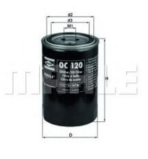 MAHLE Filtru ulei MAHLE ORIGINAL OC 120 (OC 120)