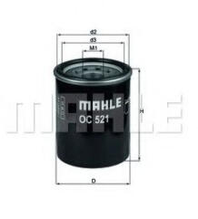 MAHLE Filtru ulei MAHLE ORIGINAL OC 521 (OC 521)