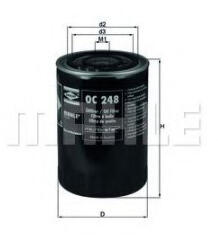 MAHLE Filtru ulei MAHLE ORIGINAL OC 248 (OC 248)