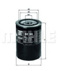 MAHLE Filtru ulei MAHLE ORIGINAL OC 54 (OC 54)