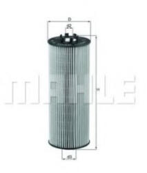 MAHLE Filtru ulei MAHLE ORIGINAL OX 164D (OX 164D)