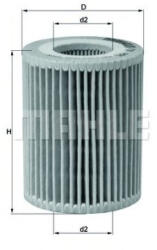 MAHLE Filtru ulei MAHLE ORIGINAL OX 825D (OX 825D)