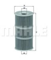 MAHLE Filtru ulei MAHLE ORIGINAL OX 389 1D (OX 389/1D)