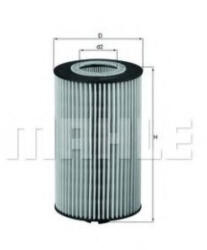 MAHLE Filtru ulei MAHLE ORIGINAL OX 161D (OX 161D)