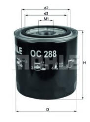 MAHLE Filtru ulei MAHLE ORIGINAL OC 288 (OC 288)