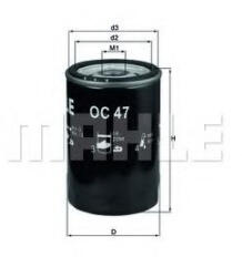 MAHLE Filtru ulei MAHLE ORIGINAL OC 47 OF (OC 47 OF)