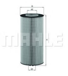 MAHLE Filtru ulei MAHLE ORIGINAL OX 348D (OX 348D)