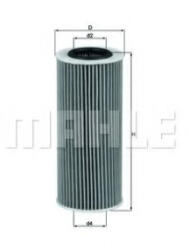 MAHLE Filtru ulei MAHLE ORIGINAL OX 177 3D (OX 177/3D)