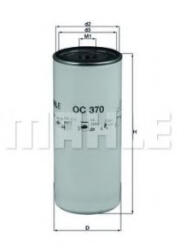 MAHLE Filtru ulei MAHLE ORIGINAL OC 370 (OC 370)